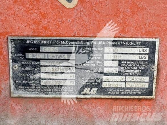JLG 600S Teleskopiskie pacēlāji