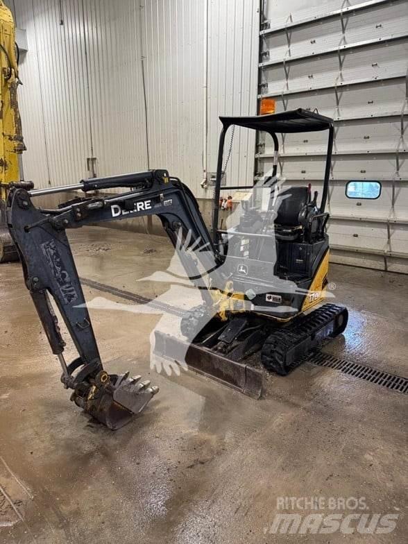 John Deere 17 Mini ekskavatori < 7 t