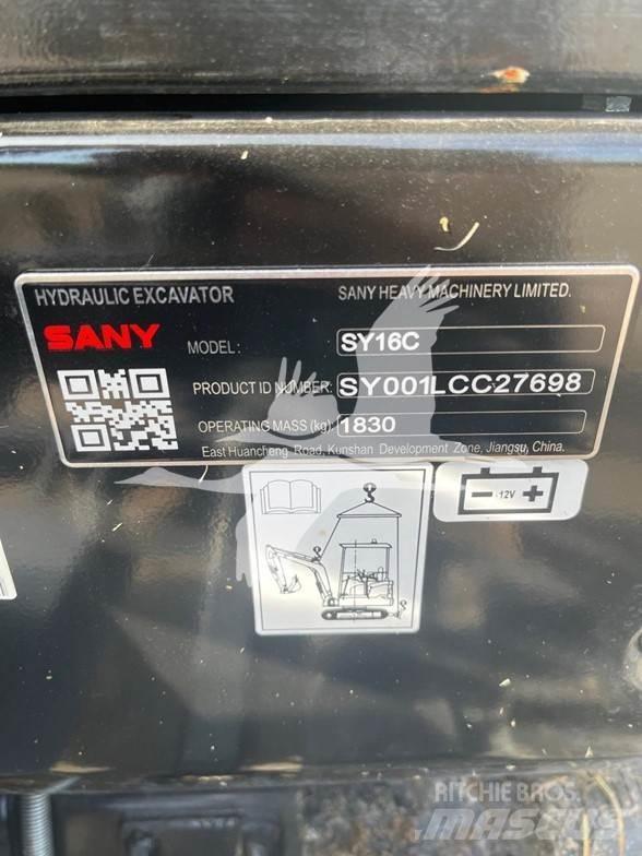 Sany SY16C Mini ekskavatori < 7 t