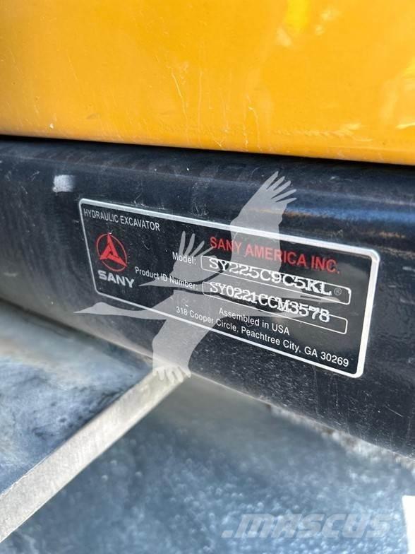 Sany SY225C Kāpurķēžu ekskavatori