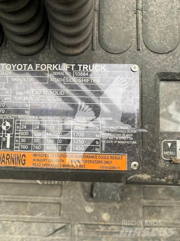 Toyota 8FGU25 Tehnika ar dīzeļa dzinēju