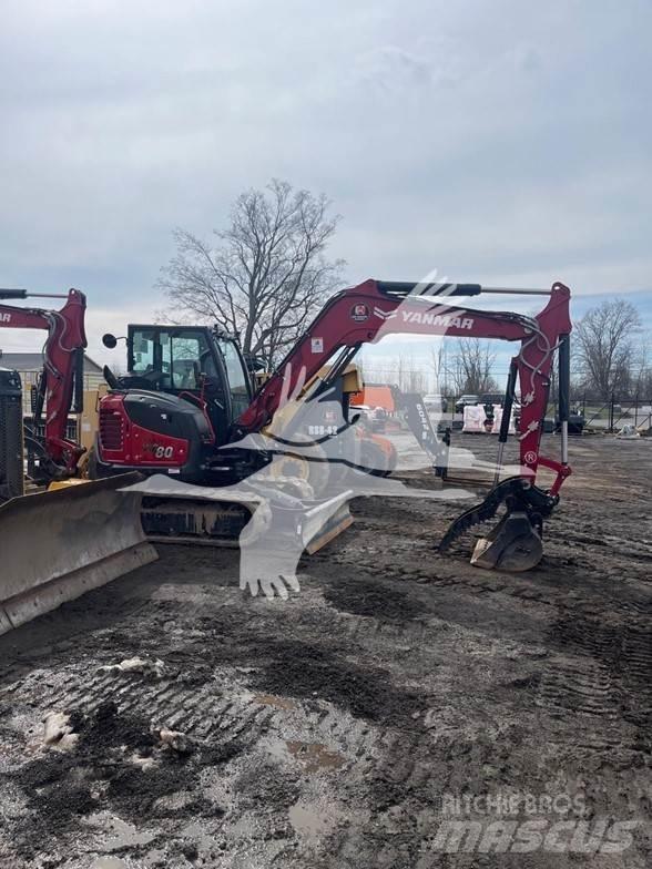 Yanmar VIO80 Kāpurķēžu ekskavatori
