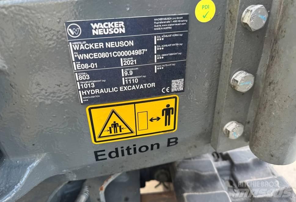 Wacker Neuson 803 Kāpurķēžu ekskavatori