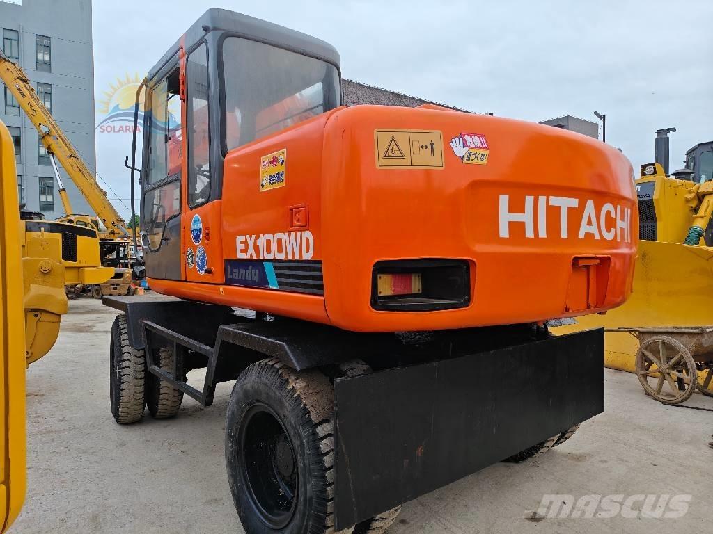 Hitachi EX 100 W D Ekskavatori uz riteņiem