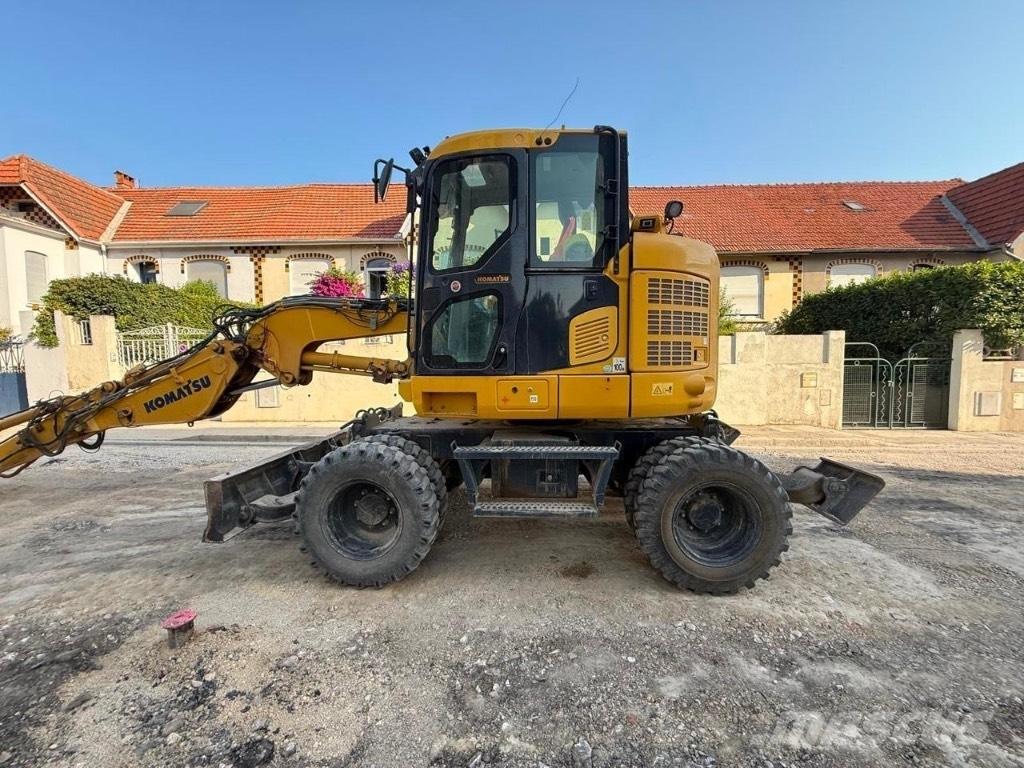 Komatsu PW 118 Ekskavatori uz riteņiem