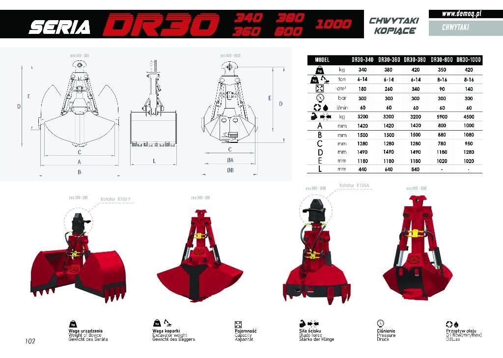  DEMOQ DR30 Pašgrābji