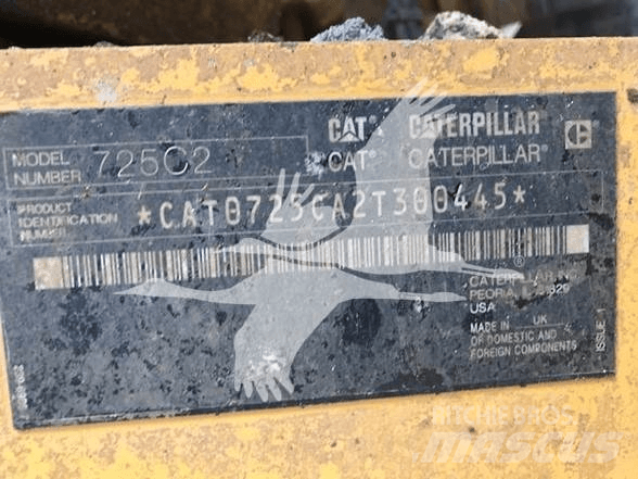 CAT 725C2 Artikulētie pašizgāzēji