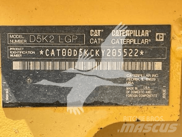 CAT D5K2 LGP Kāpurķēžu buldozeri