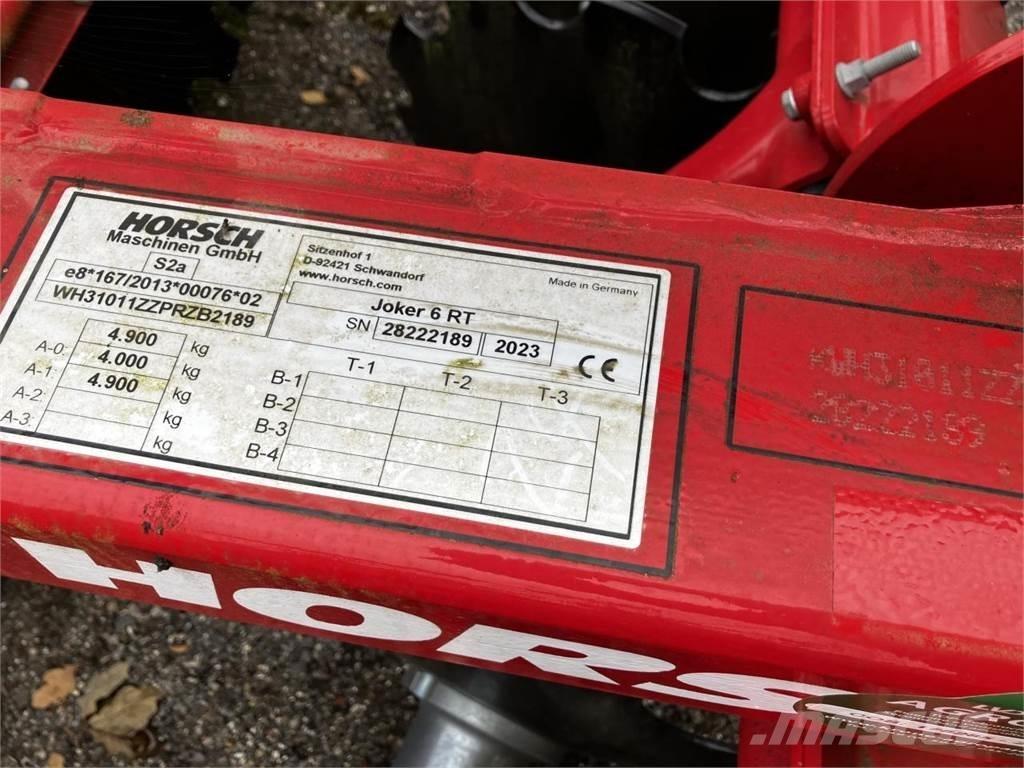Horsch Joker 6 RT Disku lobītāji/ecēšas