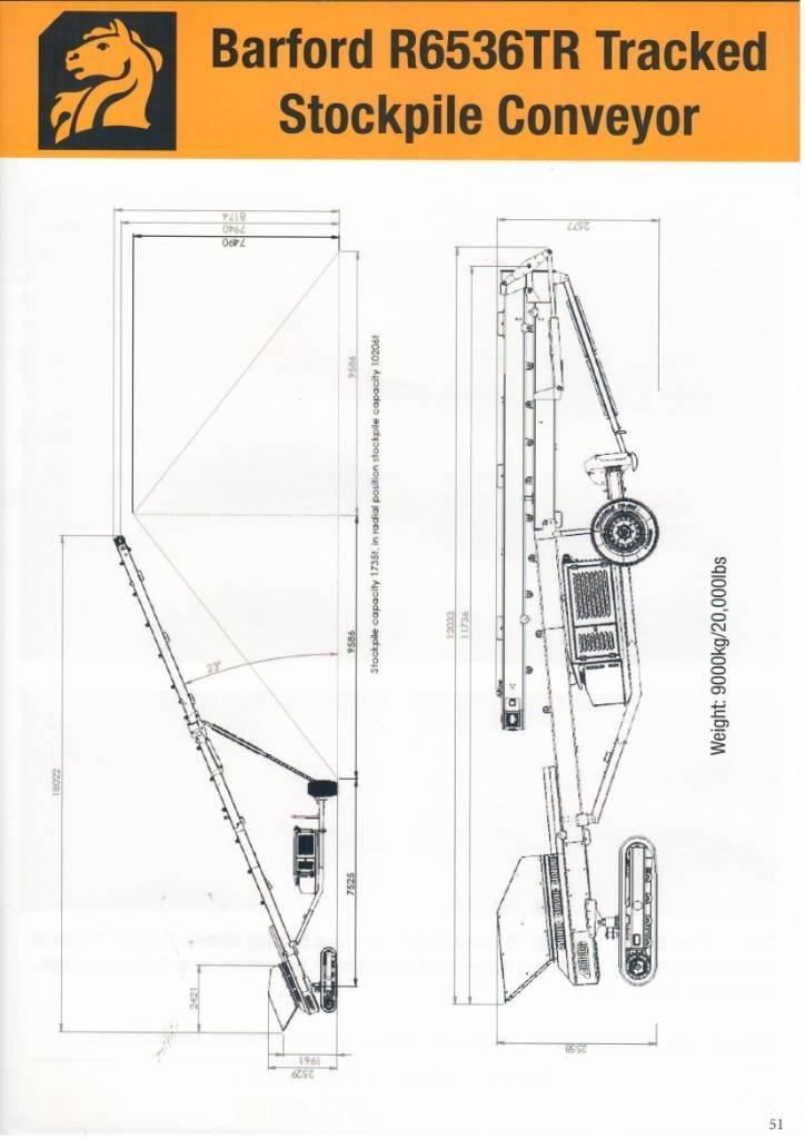 Barford R6536TR Atkritumu konveijeri