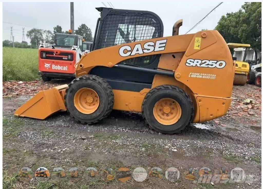 CASE SR 250 Lietoti riteņu kompaktiekrāvēji