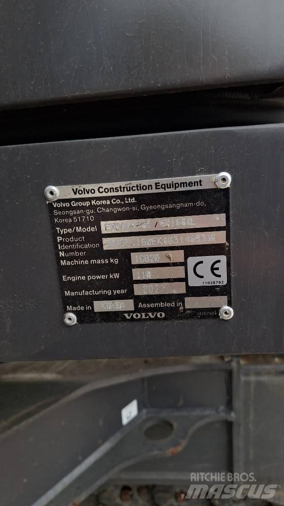 Volvo EC 160 EL Kāpurķēžu ekskavatori