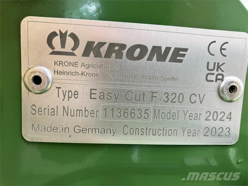 Krone EC F 320 CV Pļaujmašīnas