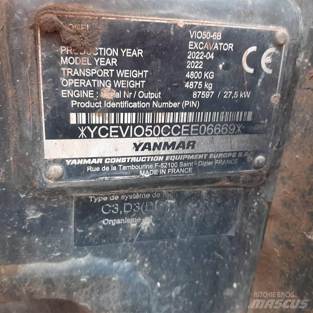 Yanmar Vio 50 Mini ekskavatori < 7 t