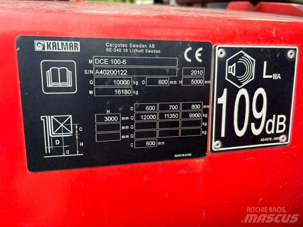 Kalmar DCE 100-6 Tehnika ar dīzeļa dzinēju