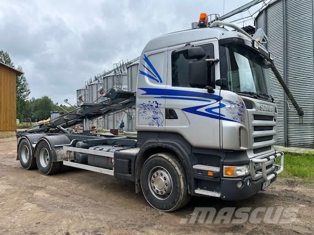 Scania R 500 Kabeļu pacēlājs nomontējamām kravas mašīnām