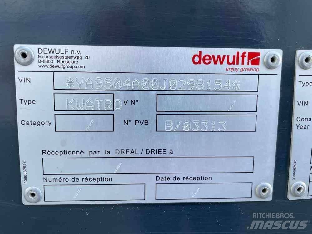 Dewulf KWATRO Lauksaimniecība- Citi