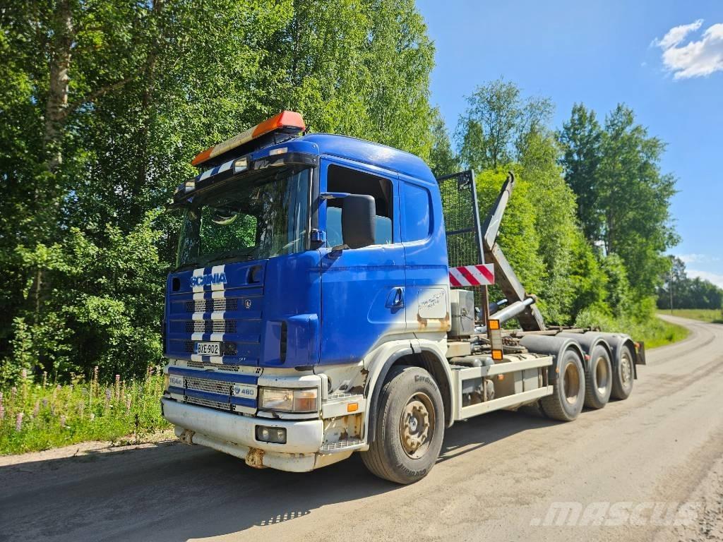 Scania 164 G 480 Treileri ar āķi