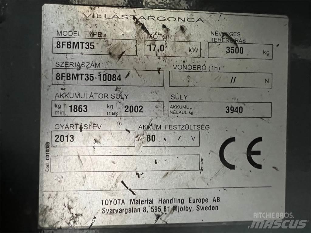 Toyota 8FBMT35 Elektriskie iekrāvēji