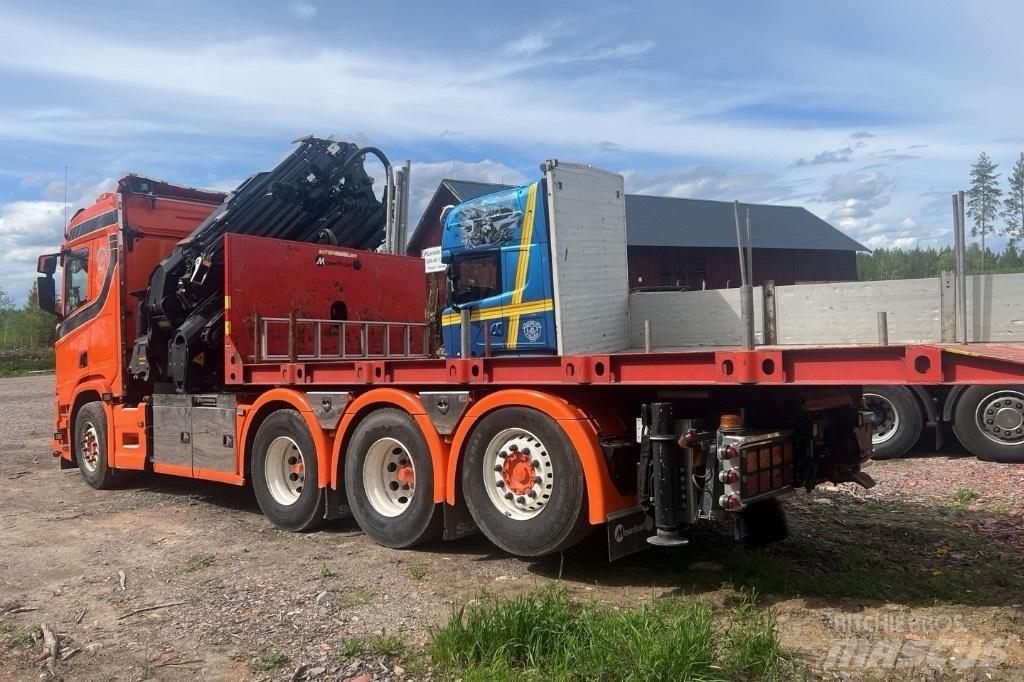 Scania R 500 Smagās mašīnas ar celtni