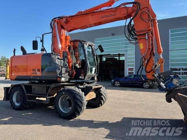 Hitachi ZX 140 W-5 Ekskavatori uz riteņiem