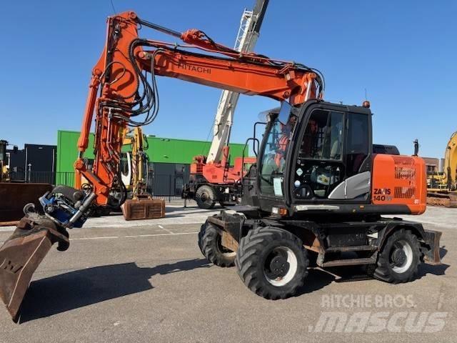Hitachi ZX 140 W-5 Ekskavatori uz riteņiem