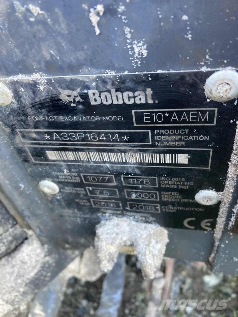 Bobcat E 10 Mini ekskavatori < 7 t