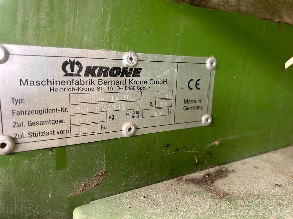 Krone CV150XC Rituļu preses