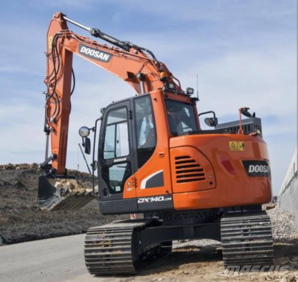 Doosan DX140 LCR-7 Kāpurķēžu ekskavatori
