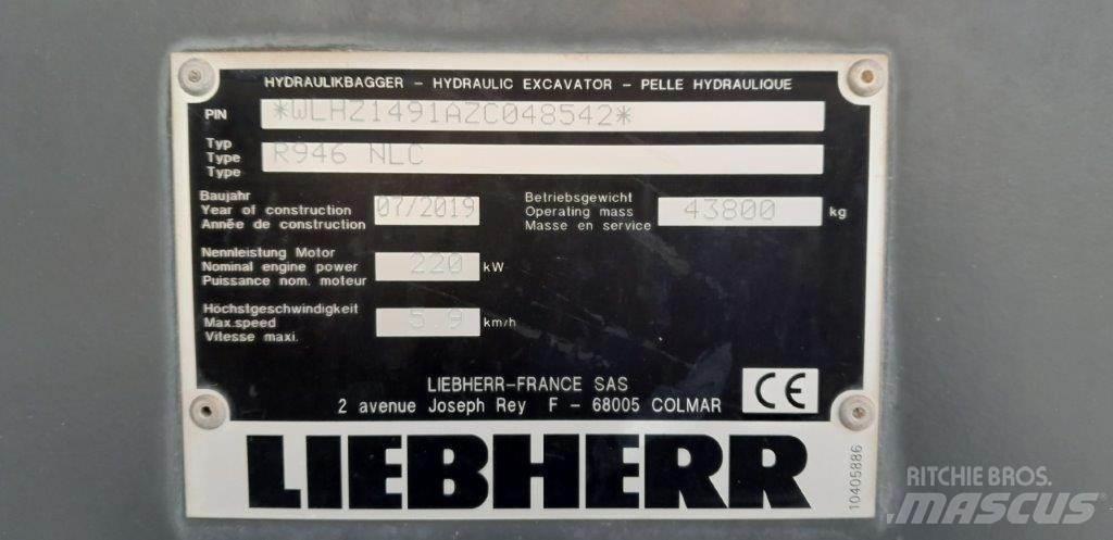 Liebherr R946 Kāpurķēžu ekskavatori