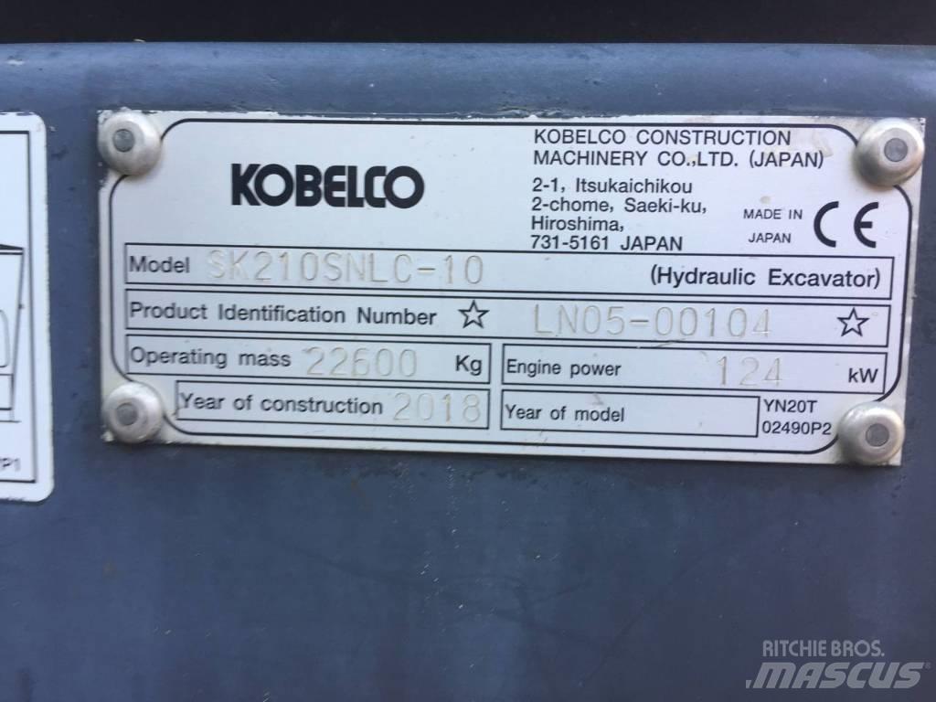 Kobelco SK210NLC Kāpurķēžu ekskavatori