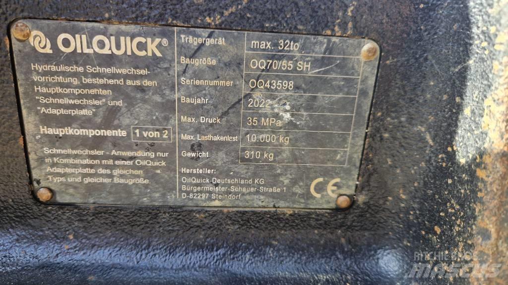 OilQuick OQ70/55 Ātrie savienotāji