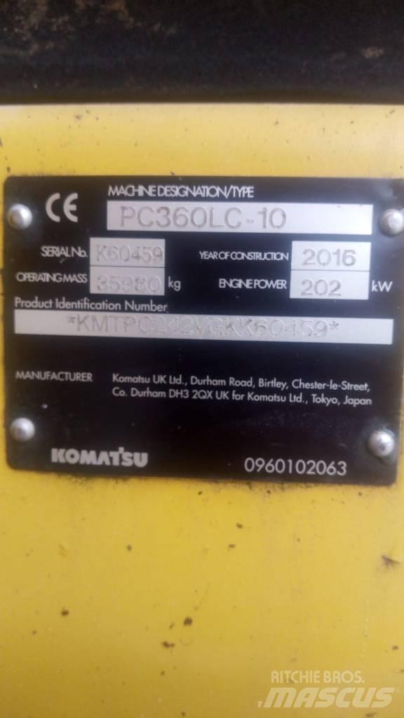 Komatsu PC 360 LC-10 Kāpurķēžu ekskavatori