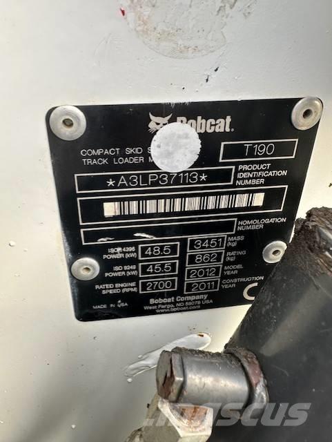Bobcat T 190 Lietoti riteņu kompaktiekrāvēji