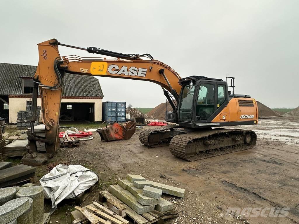 CASE CX 210 D Kāpurķēžu ekskavatori