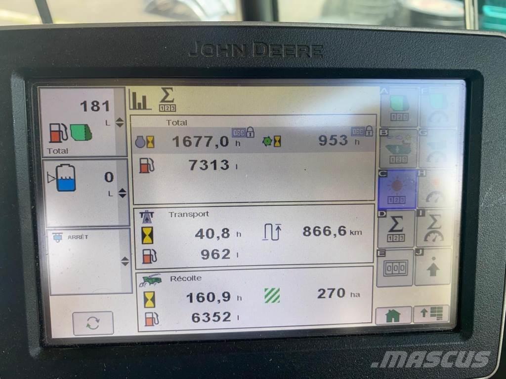 John Deere 8200 Zāles smalcinātāji