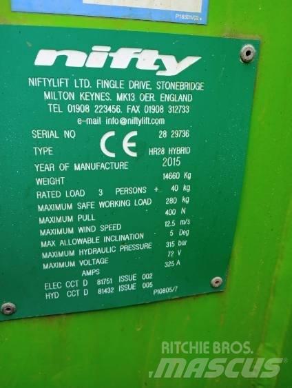 Niftylift HR 28 Strēles pacēlāji