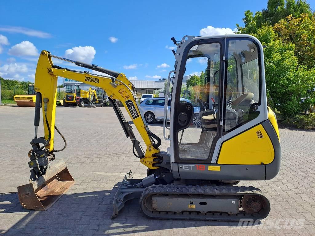 Wacker Neuson ET18 Kāpurķēžu ekskavatori