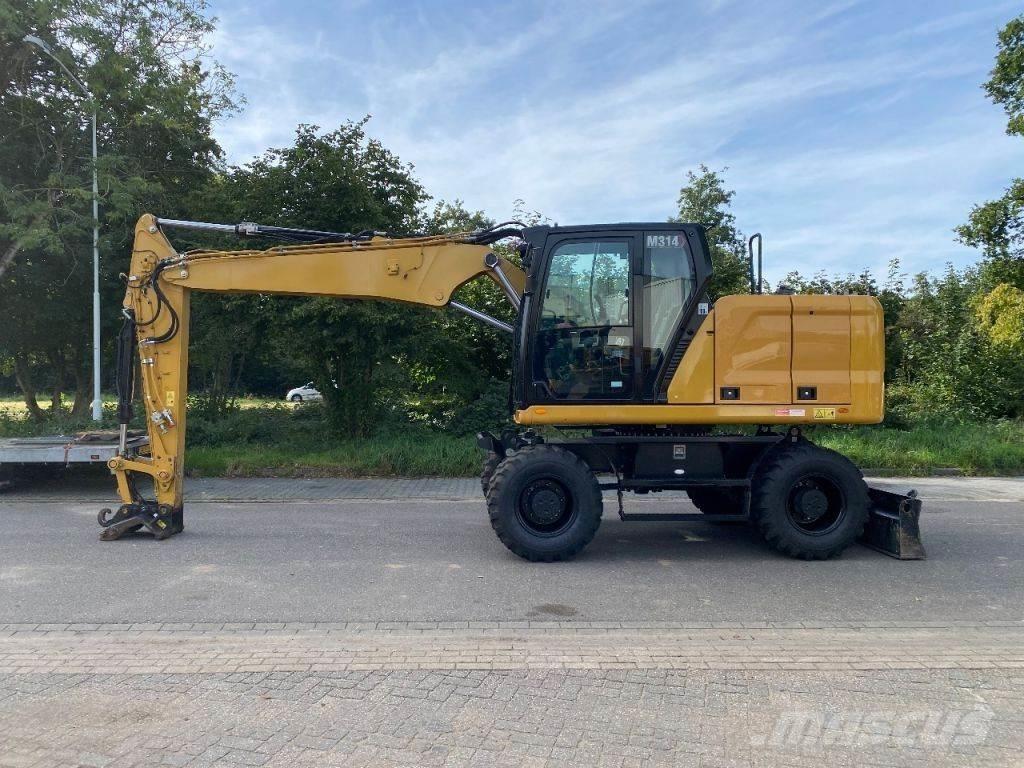 CAT 314 Next gen Ekskavatori uz riteņiem