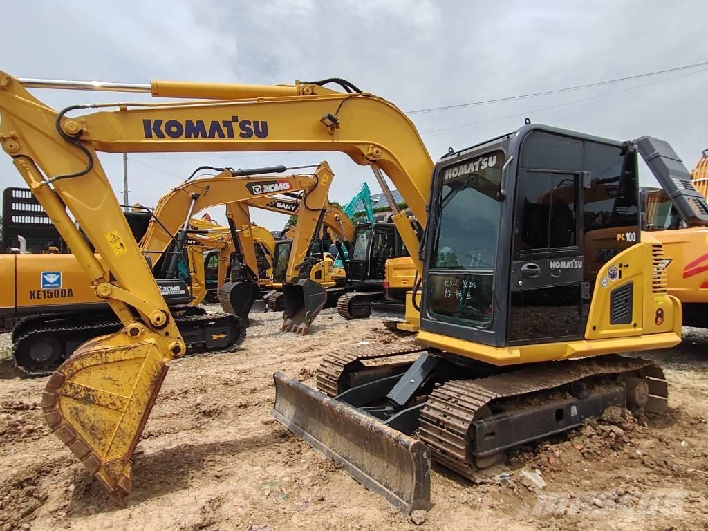 Komatsu PC 100 Kāpurķēžu ekskavatori