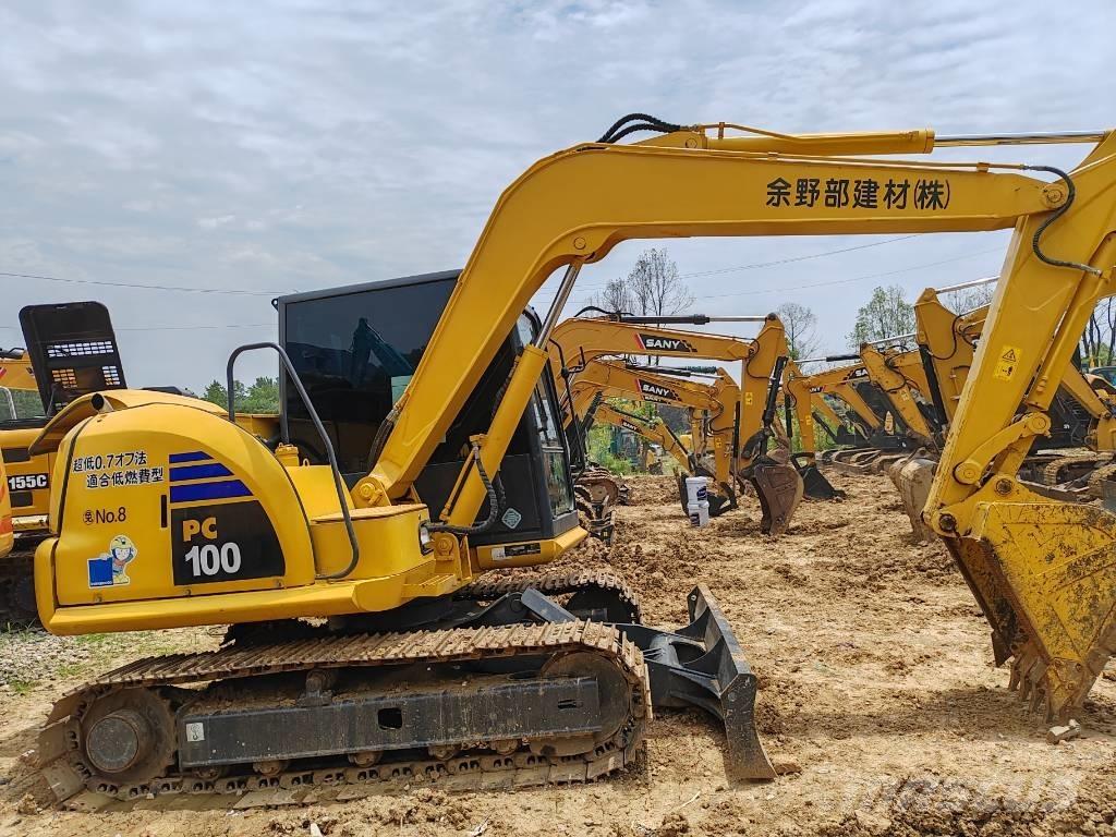 Komatsu PC 100 Kāpurķēžu ekskavatori