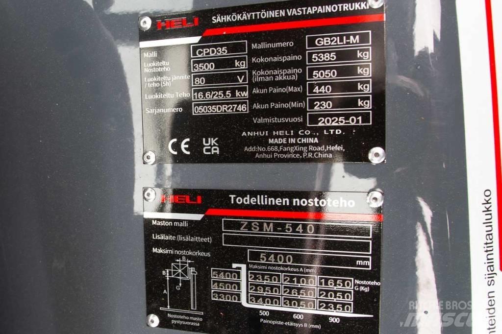 Heli CPD 35 Elektriskie iekrāvēji