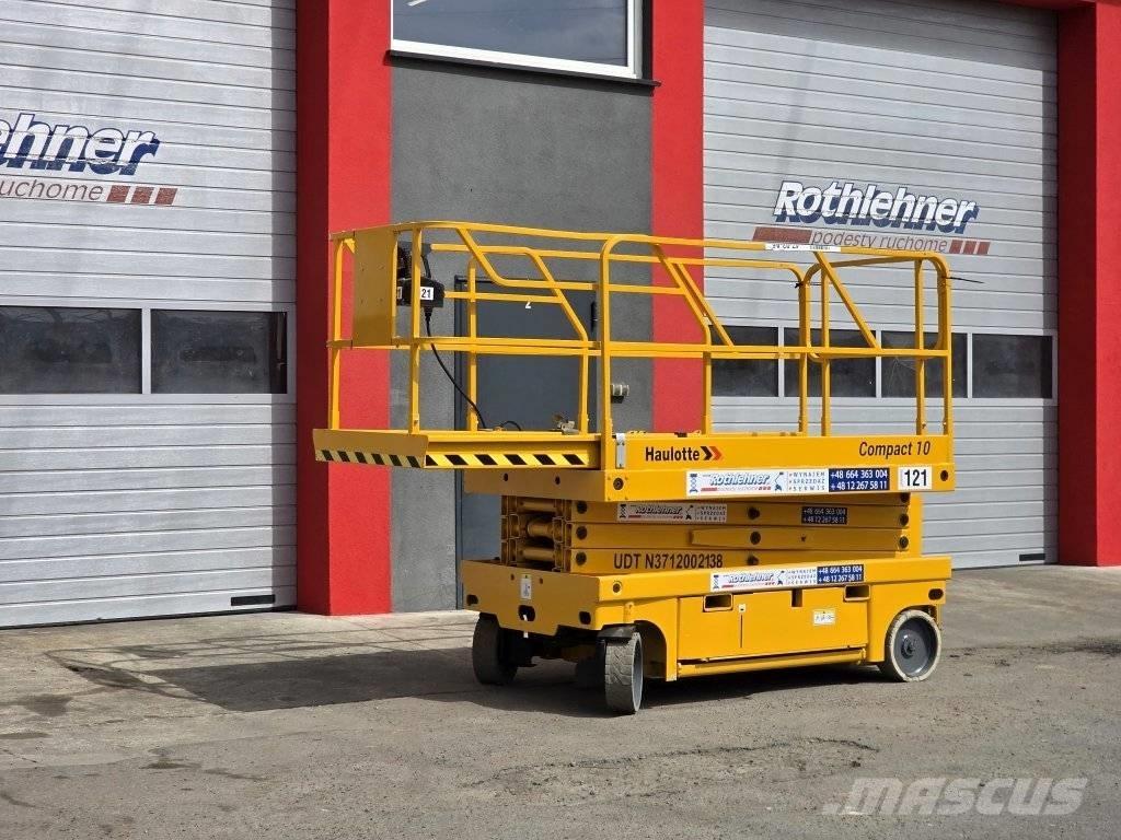 Haulotte Compact 10 Šķerveida pacēlāji
