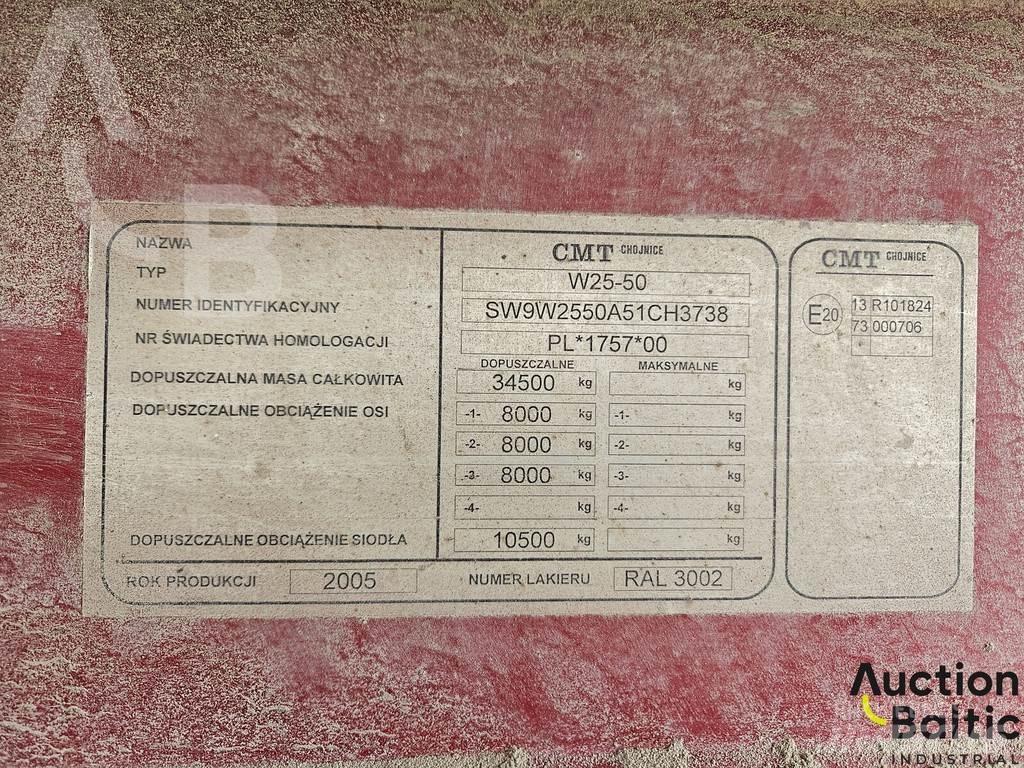 CMT W25-50 Tents puspiekabes