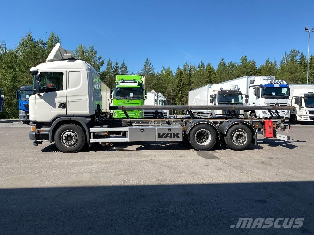 Scania G490 6x2*4 Smagās mašīnas ar konteineriem
