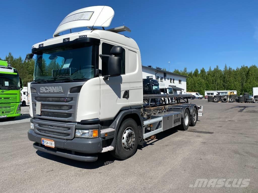 Scania G490 6x2*4 Smagās mašīnas ar konteineriem