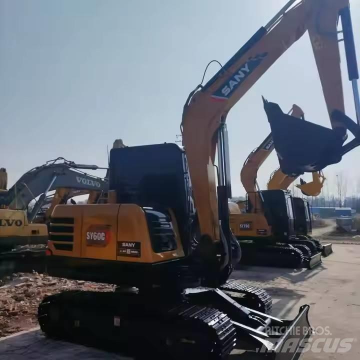 Sany SY60C Kāpurķēžu ekskavatori