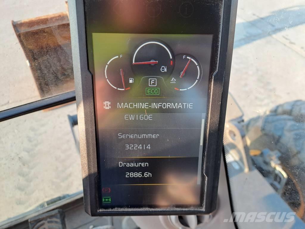 Volvo EW160E Ekskavatori uz riteņiem