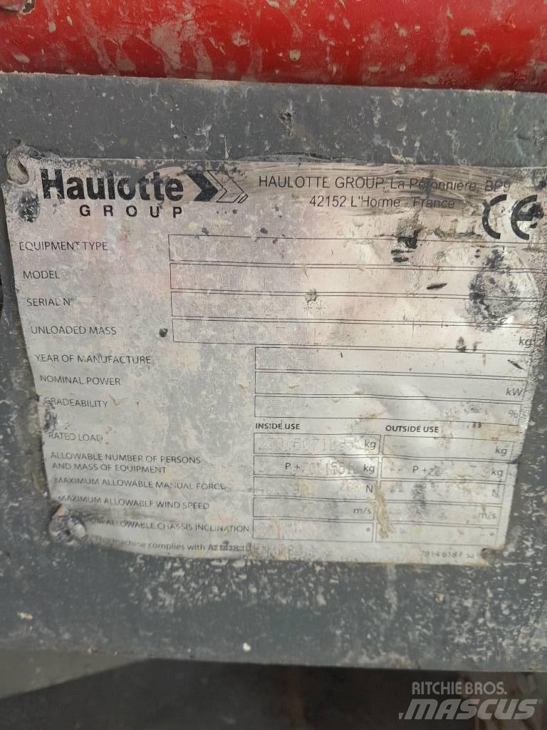 Haulotte Optimum  8 Šķerveida pacēlāji