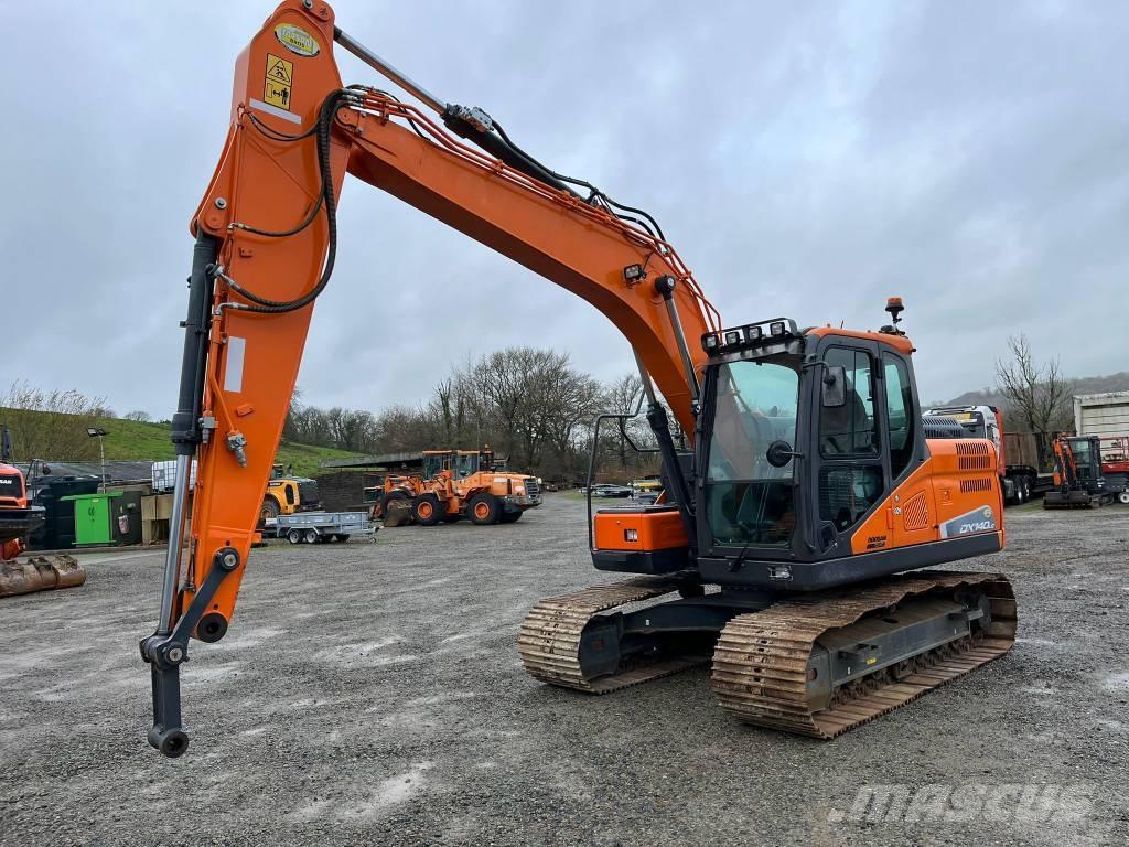 Doosan DX 140 LC Kāpurķēžu ekskavatori